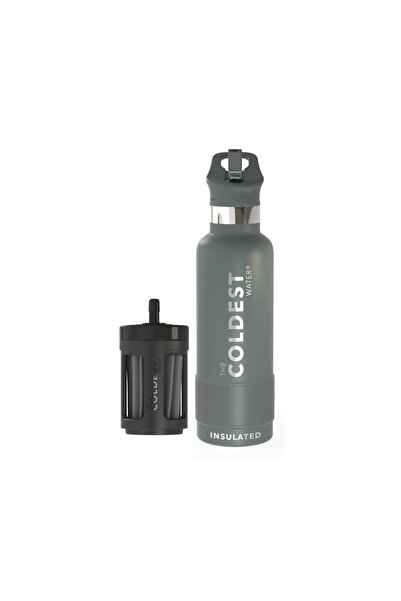 Beta Shoes Ανοξείδωτο Θερμός-Μπουκάλι 621ml (21 oz) με Καλαμάκι και Φίλτρο [κ...