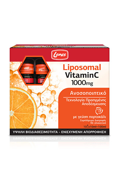 Lanes Λιποσωμιακή Βιταμίνη C 1000mg 10x10ml
