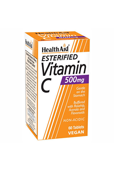 Health Aid Εστεριωμένη Βιταμίνη C 500mg 60 Δισκία