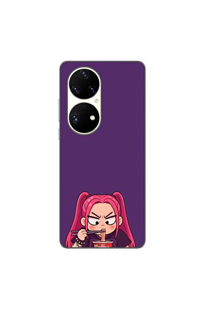 OEM Husa compatibila cu Huawei P50 Pro Silicon Gel Tpu Model KPop Demon Hunte...
