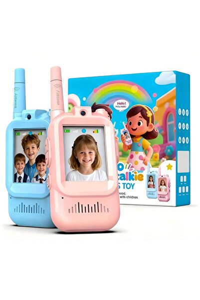 Generic Face-to-Face Video Walky Talkiy for Kids – 2 Pack Rechargeable Video ...