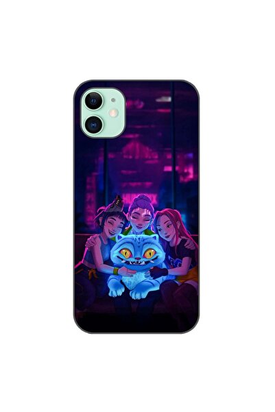 OEM Husa compatibila cu Apple iPhone 11 Silicon Gel Tpu Model KPop Demon Hunt...