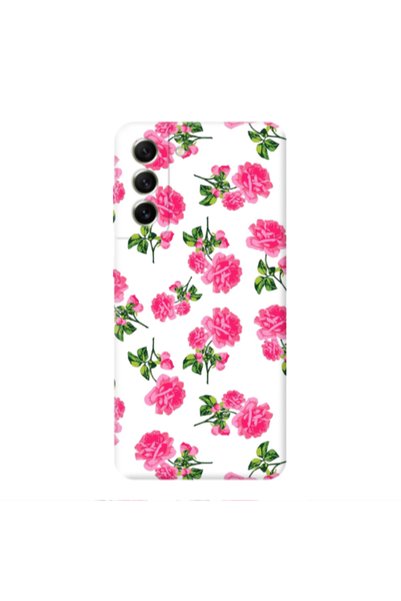 Other Samsung S21 PLUS Roses White Transparent Silicone TPU Θήκη