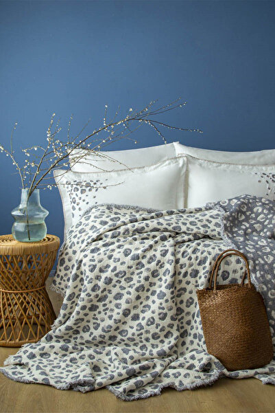 Apricitas HOME Ivana Indigo Double Bedspread Set