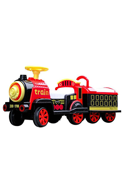 Maison Elise Electric train with detachable wagon for 2 children 1-6 years, w...