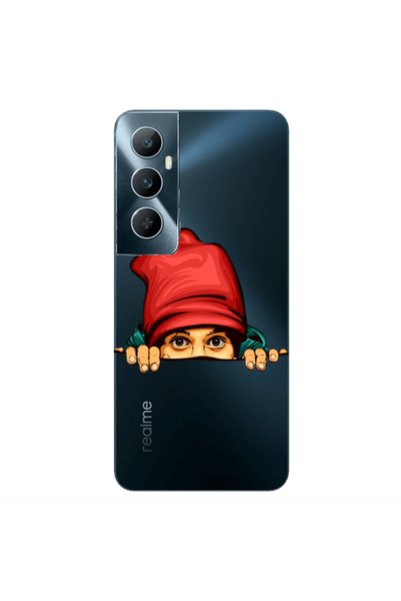 Other Realme C65 Hidden Girl Transparent Silicone TPU Θήκη