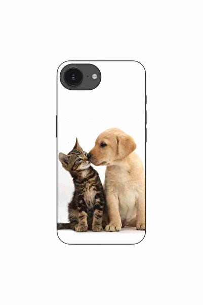 OEM Husa compatibila cu Apple iPhone 16e Silicon Gel Tpu Model Pisicuta Catel...