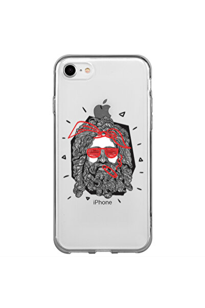 Other Apple iPhone 7 Cool glasses Transparent Silicone TPU Θήκη