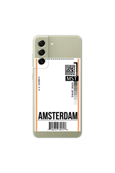 Other Samsung S22 Plus Amsterdam Travel More Transparent Silicone TPU Θήκη