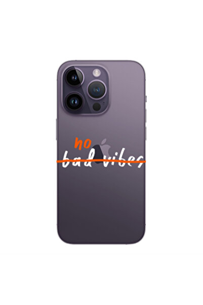Other Apple iPhone 14 Pro Max No bad vibes 2 Transparent Silicone TPU Θήκη
