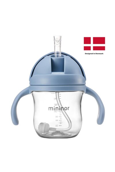 Mininor Tritan Alıştırma Bardağı 220 ml - Nordic Sky Blue