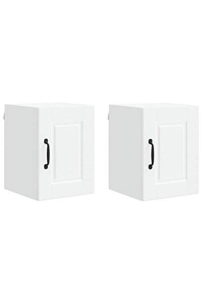vidaxl Kitchen cabinet 2 pcs White 30 x 31 x 40 cm Composite wood