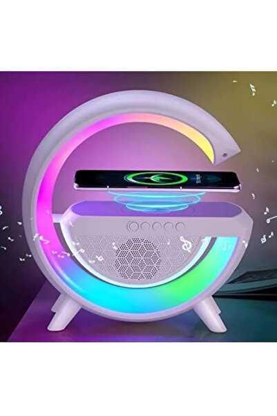 Genel Markalar Kablosuz Telefon Şarj Bluetooth Hoparlör Istasyonu Ses Rgb Atm...