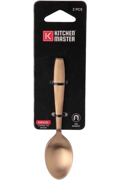 Kitchen Master Copper Teaspoon from Kitchen Master, KM0117, Pack of 3, Mirage