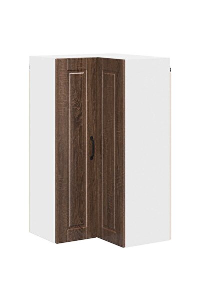 vidaxl Dulap de bucătărie Stejar închis 57 x 57 x 100 cm Lemn compozit