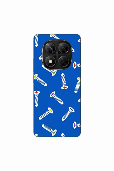 OEM Θήκη συμβατή με Xiaomi Redmi Note 14 Pro 5G από σιλικόνη TPU με σχέδιο βιδών