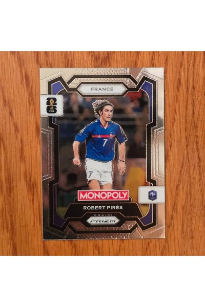 Panini Prizm Monopoly Robert Pirès No. 10 Licensed Game Cards - Silver