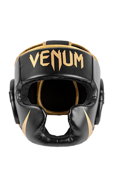 Venum Challenger 2.0 Headgear Black Gold Unisex Boks Kaskı