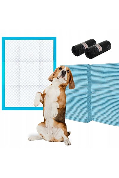 Ayawaska Set 100 absorbante igienice pentru caini si animale 33x45 cm + 30 sa...