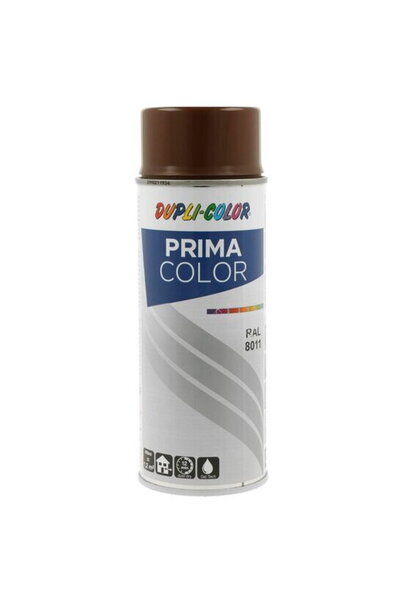 Dupli-Color PRIMA COLOR acrylic spray paint RAL8011 walnut brown, 400ml