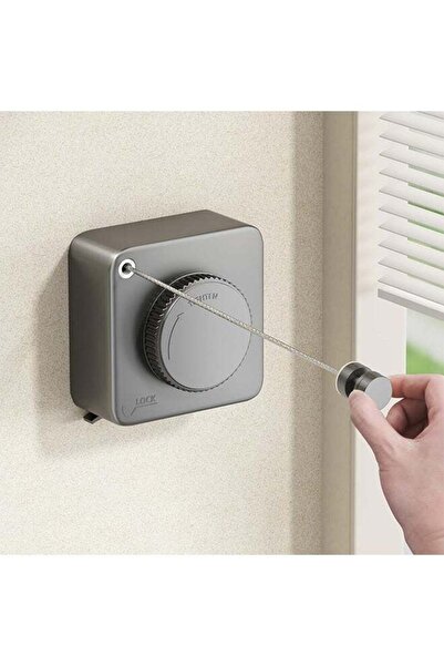 Arabest Retractable Clothesline,Wall-Mounted,Space-Saving,Stainless Steel,Ant...