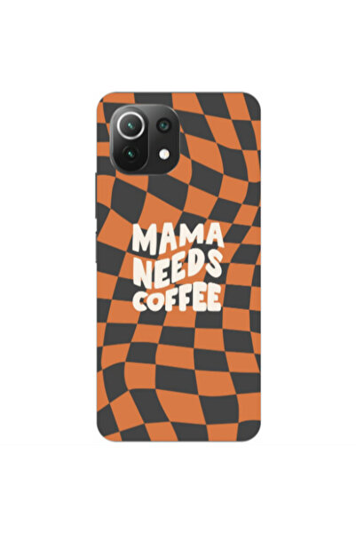 Other Xiaomi Mi 11 Lite Mama needs coffee Transparent Silicone TPU Θήκη