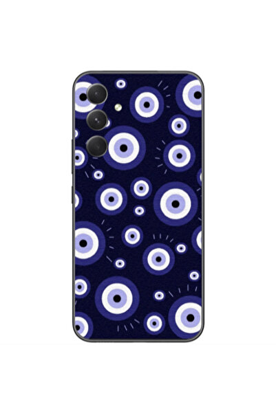 Other Samsung Galaxy A05s Purple evil eye bead Transparent Silicone TPU Θήκη