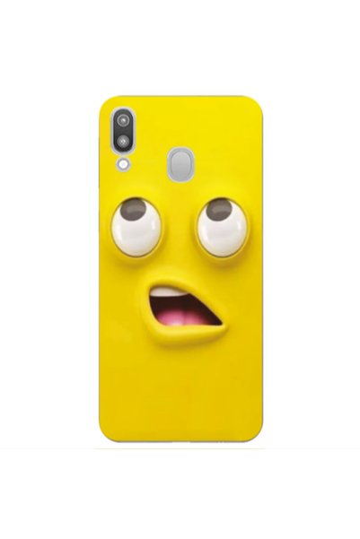 Other Samsung M20 Confused face Transparent Silicone TPU Θήκη
