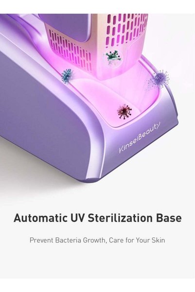 KINSEI BEAUTY T36 Hair Removal Device 3 lens with face lens, bikini lens Purple color