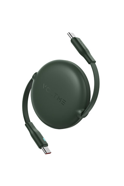 VOLTME Powerlink YoYo Retractable Type-C to Type-C Cable - 60W PD 3.0 Super F...