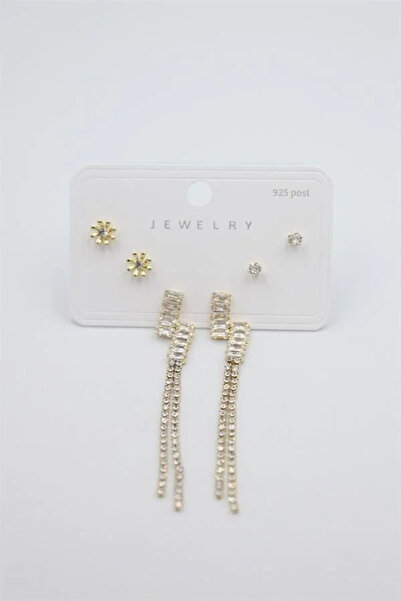 Marsilyan Nvdn- Ieg - Multiple Set Earrings - Gold Iegrs-Nvdn1