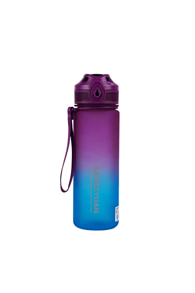 KANGZYUAN Tritan Bottle, Purple Blue, 650 ML