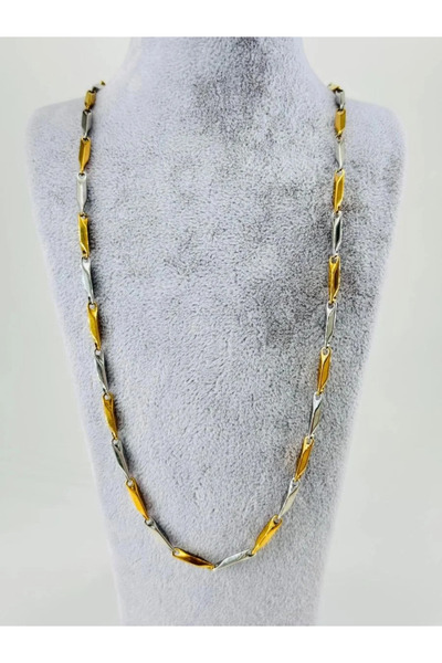 Marsilyan Nvdn- Ieg - Kibrit Steel Men's Necklace Iegrs-Nvdn1