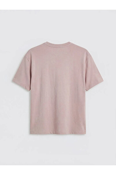 LC Waikiki Pink Crew Neck Manhattan Printed Women's T-Shirt