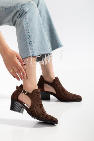MS SUGAR SHOES Stylish and Comfortable Breathable Summer Cowboy Suede Women's...