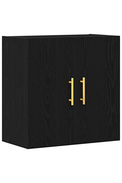 vidaxl Cabinet suspendat Stejar Negru 60 x 31 x 70 cm Lemn compozit