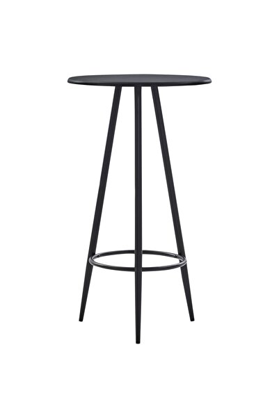 vidaxl Masă de bar, negru, 60 x 107,5 cm, MDF