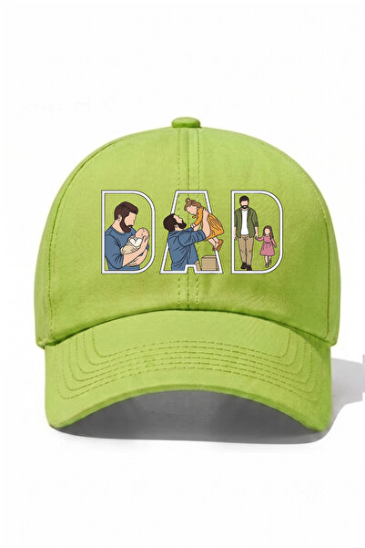 l'eivor Dad- Dad & Daughter Very Special Design Printed Cotton Hat