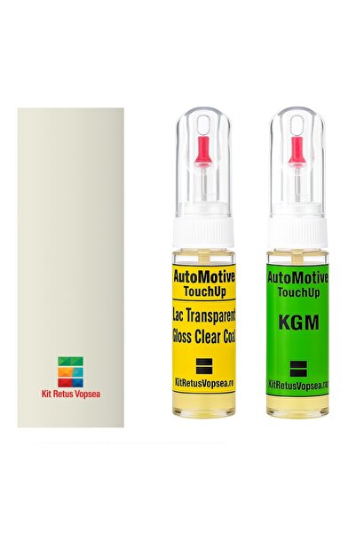 YLKRS AUTOMOTIVE Σετ βαφής επιδιόρθωσης KGM Korando KGMWAA (Grand White), KGM...