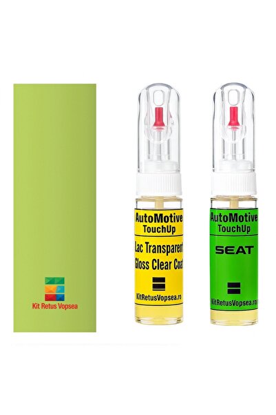 YLKRS AUTOMOTIVE Kit retus vopsea touch-up Seat Ibiza SES6E (Verde Kiwi), SES...