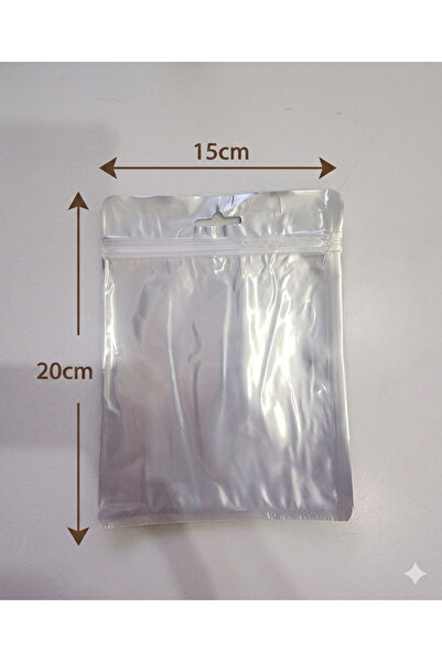 Paket Şeffaf alüminyum kilitli (20x15cm)(100ADET)