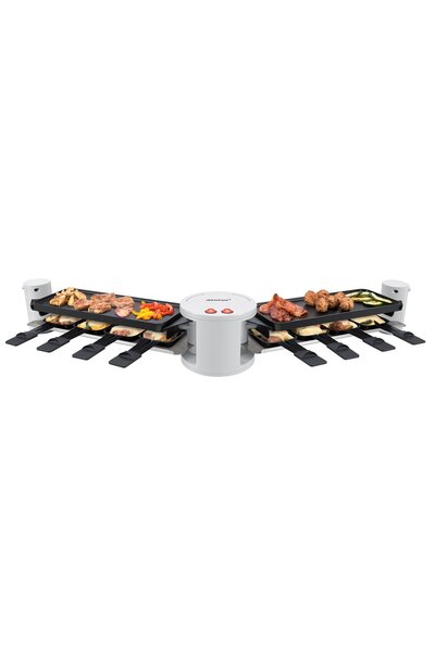 STEBA RC 60 Twin Raclette, 180 dereceye kadar açılabilir, yanları ayrı ayrı k...