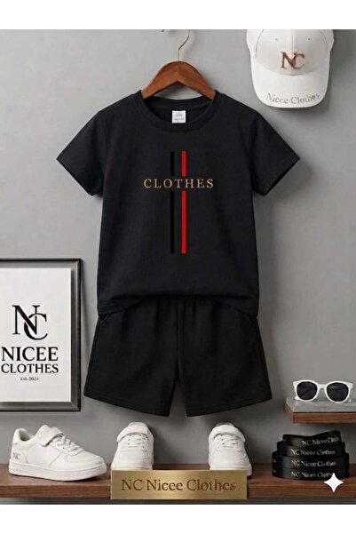 NC Nicee Clothes ΚΑΛΟΚΑΙΡΙΝΟ ΠΑΙΔΙΚΟ ΣΕΤ ΜΠΛΟΥΖΑΚΙ-ΣΟΡΤΣ ΟΥΝΙΣΕΞ (ΕΚΤΥΠΩΣΗ ΡΙ...