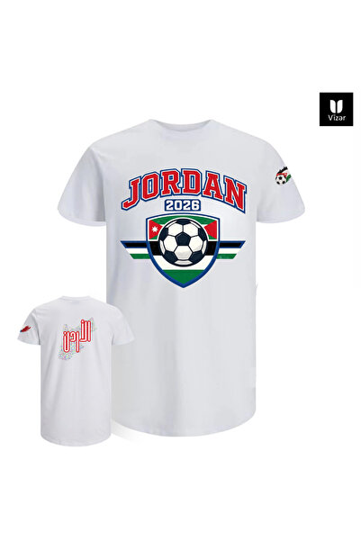 Genierc قميص منتخب الأردن لكأس العالم 2026 - للجنسين