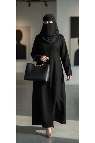 WAHAJ DRESSES Black Formal Robe