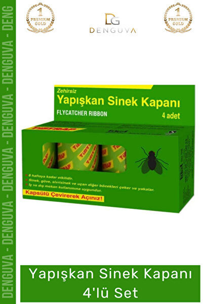 Denguva #SinekKapanı Zehirsiz Çift Taraflı Güçlü Ekonomik Profesyonel Ev Sine...