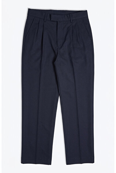 PandaForma Navy Blue Unisex Fabric Work Trousers