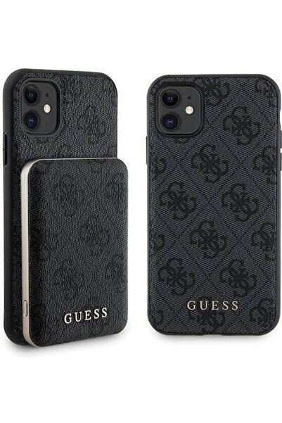 Guess Σετ Gubpm5n614gemgk iPhone 11 6.1 " Σκληρή Θήκη + Powerbank 5000mAh Mag...