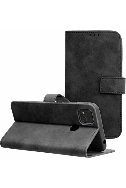 Forcell Tender Book Συνθετικό Δέρμα Μαύρο (Redmi 9C)