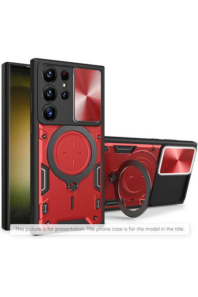 Techsuit Camguard Πίσω Κάλυμμα Σιλικόνης Κόκκινο (Xiaomi 15 Pro)